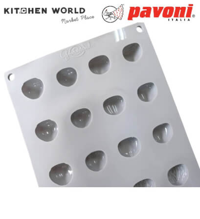 พิมพ์อบซิลิโคนรูปเกาลัด PAVONI BW2302-011 จำนวน 24 ชิ้น สีเทา_6